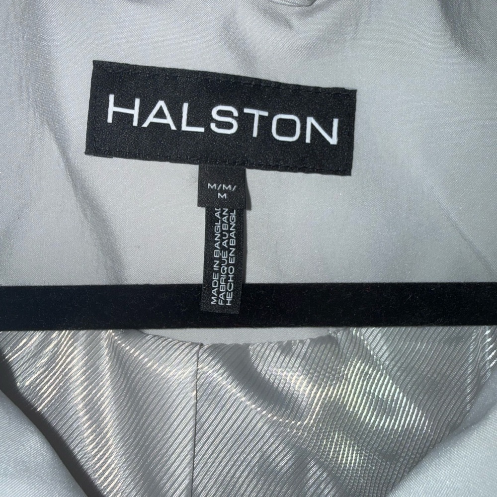 NEW Halston Women’s Water-Resistant Gray Belted Trench Coat – Sizes M & L - Picture 16 of 16